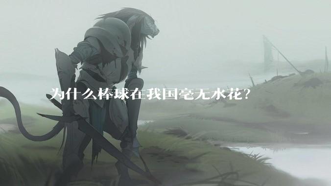 为什么棒球在我国毫无水花？