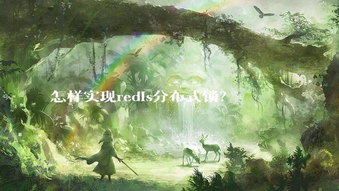 怎样实现redis分布式锁？