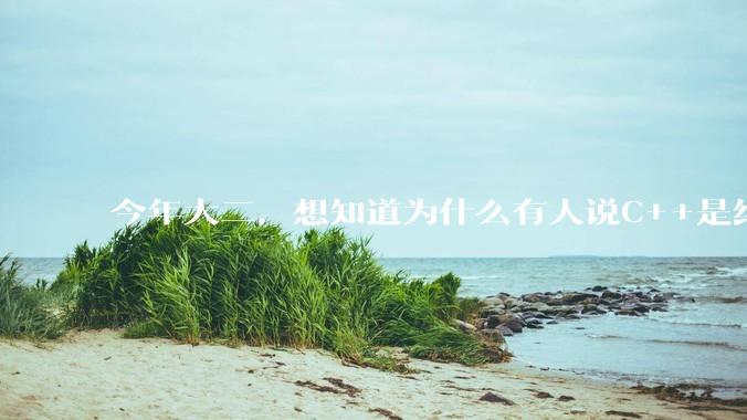 今年大二，想知道为什么有人说C++是纯恶心人的语言？