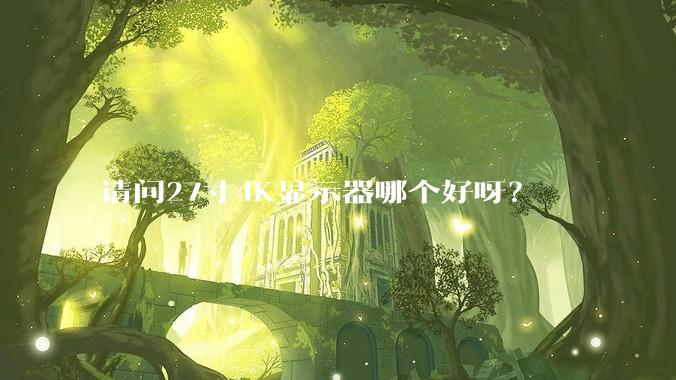 请问27寸4K显示器哪个好呀？