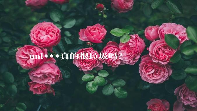 uni***真的很垃圾吗？