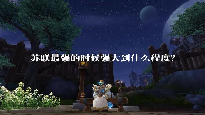 苏联最强的时候强大到什么程度？