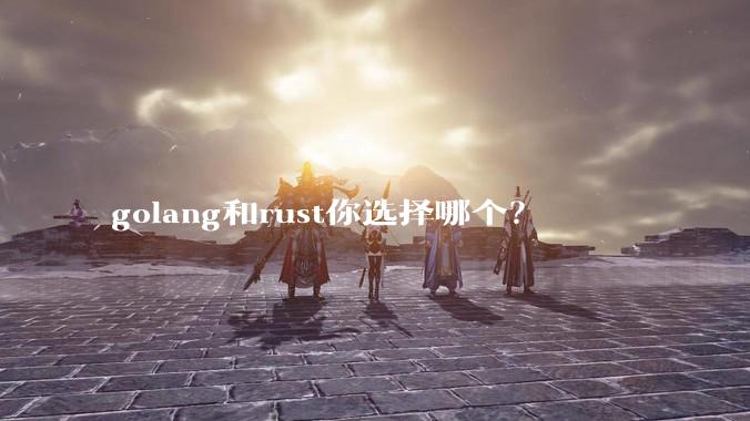 golang和rust你选择哪个？