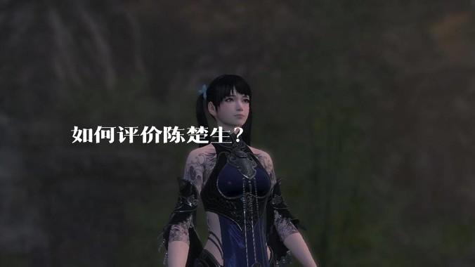 如何评价陈楚生？