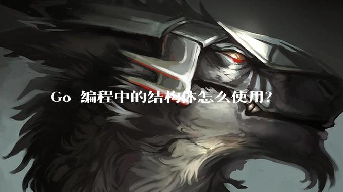 Go 编程中的结构体怎么使用？