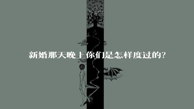 新婚那天晚上你们是怎样度过的？