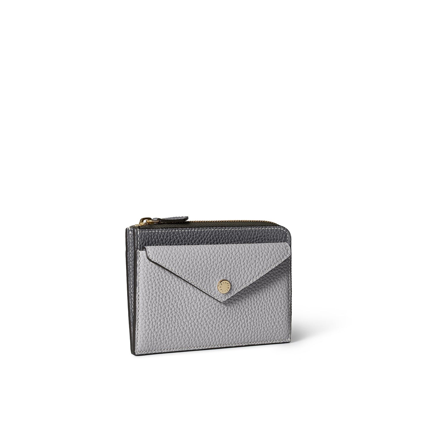 エンベロープ ミニジップ ウォレット シュリンクレザー