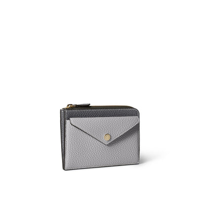 エンベロープ ミニジップ ウォレット シュリンクレザー